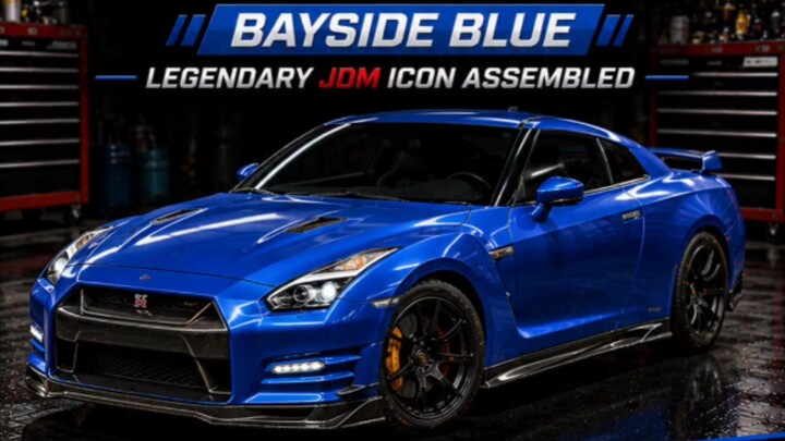 Building a Nissan GT-R R35 in Miniature 🔥 | Bayside Blue JDM Icon