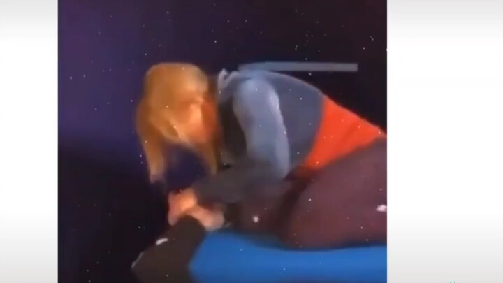Not afraid of falling into icy water—just can’t use the phone! Titanic, the modern-day version.