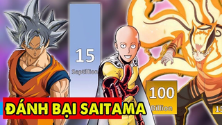 Top 10 Nhân Vật Anime Có Khả Năng Đánh Bại Saitama