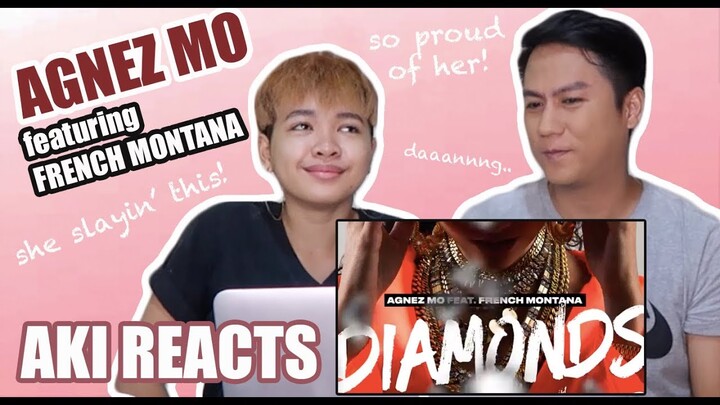 Aki Reacts || Agnez Mo - Diamonds ft. French Montana