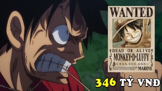 Luffy và băng hải tặc Mũ Rơm bị truy nã bao nhiêu tiền Việt , Giá của bảo kiếm Zoro