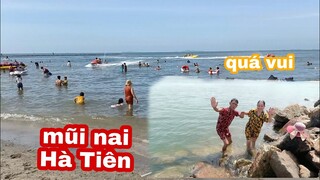 Vợ chồng Tư đi biển Mũi Nai Hà Tiên vui quá vui