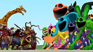 All New Zoochosis Mutant Animal Vs All Poppy Playtime Smiling Critters In Garry's Mod