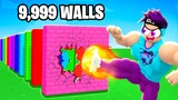 How Many Doors Can 1 Kick DESTROY In Roblox?!
