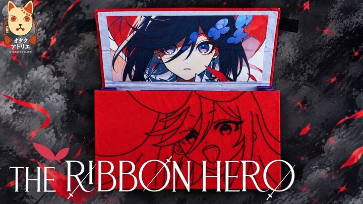 ❤️🎀 TURN YOUR FOLDER INTO A HEROINE! | DIY Folder Inspired by RIBBON HERO ⚔️✨ #ribbonhero