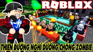 Roblox | Xây Thiên Đường Nghĩ Dưỡng Sinh Tồn Chống Lại Thế Giới Đầy Zombie | Build Tower Simulator