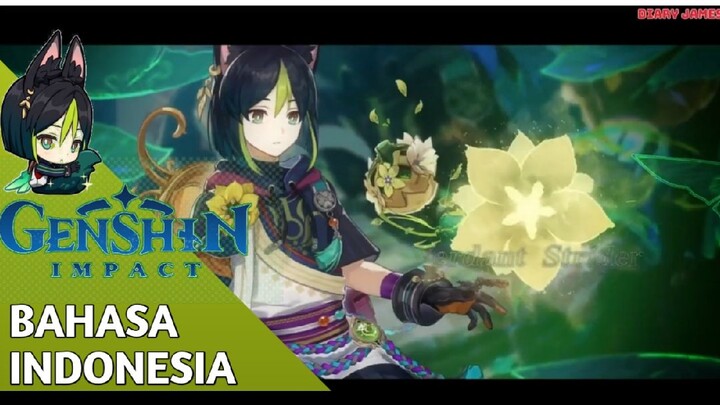 GENSHIN IMPACT FANDUBB INDO|TIGNARI CHARACTER DEMO|PLANT PATROL|