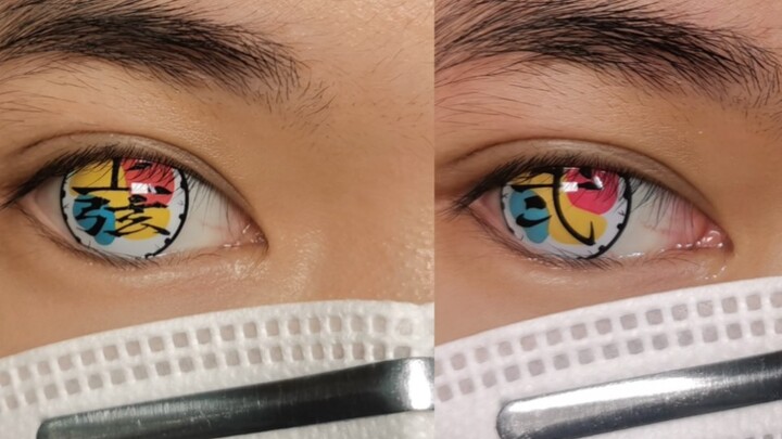 A review of the color of contact lenses worth four figures? !