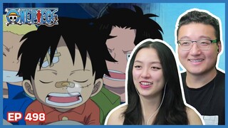 CONFRONTING ACE ABOUT HIS FATHER! 😂 | One Piece Episode 498 Couples Reaction & Discussion