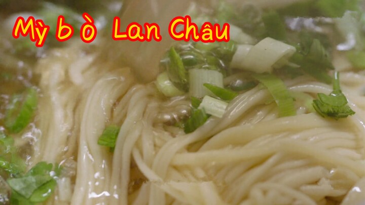 Mỳ bò Lan Châu