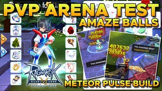 METEOR PULSE BUILD (PVP ARENA TEST) - RAGNAROK MOBILE