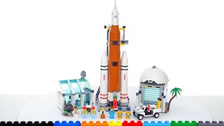 LEGO City (Space) Rocket Launch Center 60351 review! Their *best* toy rocket & launch pad ever