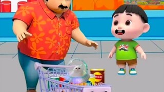 大头买了好多糖！