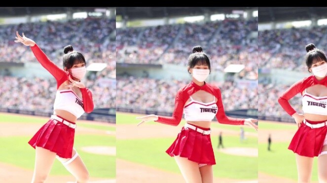 [Naked Eye 3D] Korean Cheerleading Sister Lee Da-hye AOA - Heart Attack