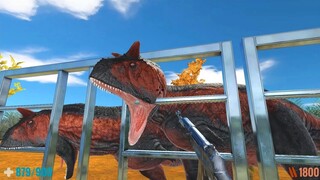 Survive in Jurassic Safari. FPS Perspective Animal Revolt Battle Simulator