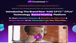 EverHost AI Review - Host Unlimited Domains & Secure Servers