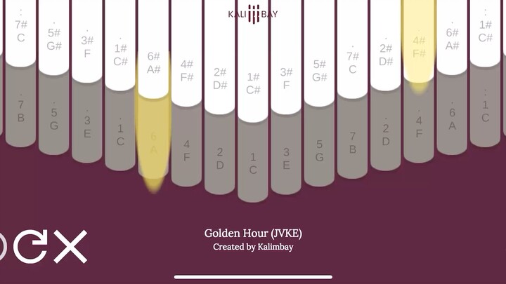 Golden Hour - JVKE - Kalimbay tabs