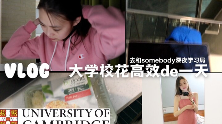 英国大学校花的一天 ft. 带你们去上课，寒酸的晚餐，深夜与某人de学习局  | 彭酱