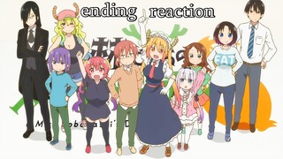 KOBAYASHI-SAN CHI NO MAID DRAGON SEASON 2 ENDING | BLIND REACTION INDONESIA