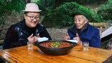 A Mi's special, Tofu with Minched Pork 