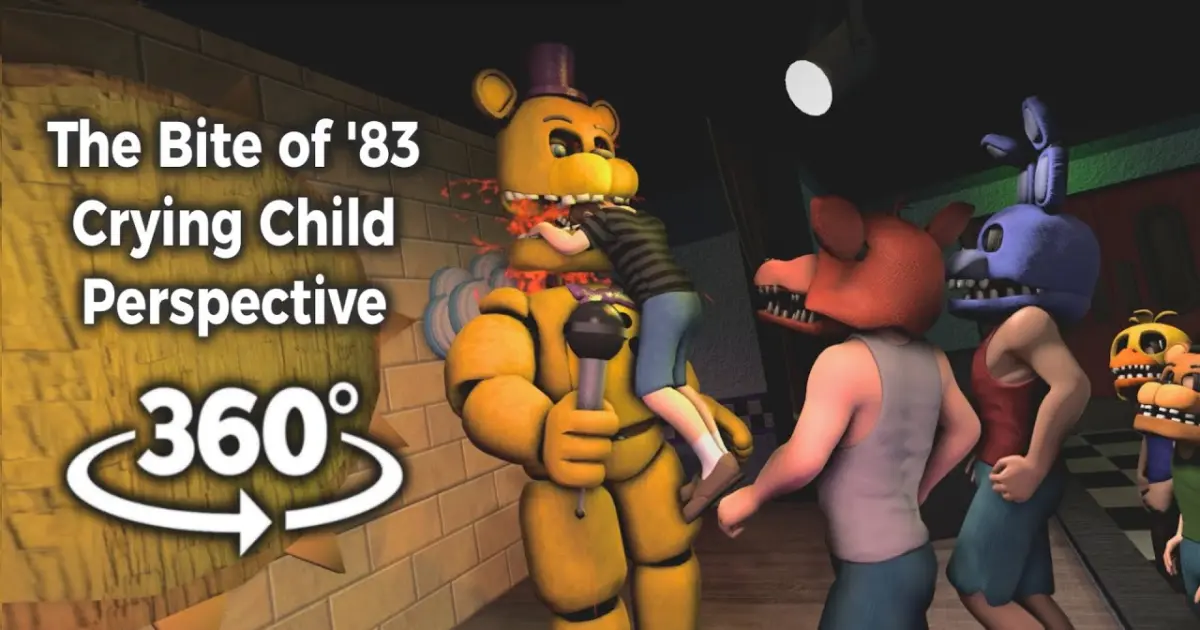 360°| The Bite of '83 - FNAF 4 Ending Animated (Crying Child Perspective) -  Bilibili