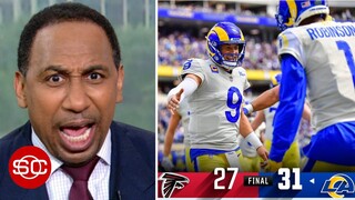 ESPN's| "Rams deserve Super Bowl championship function" Stephen A. reacts to Rams beat Falcons 31-27