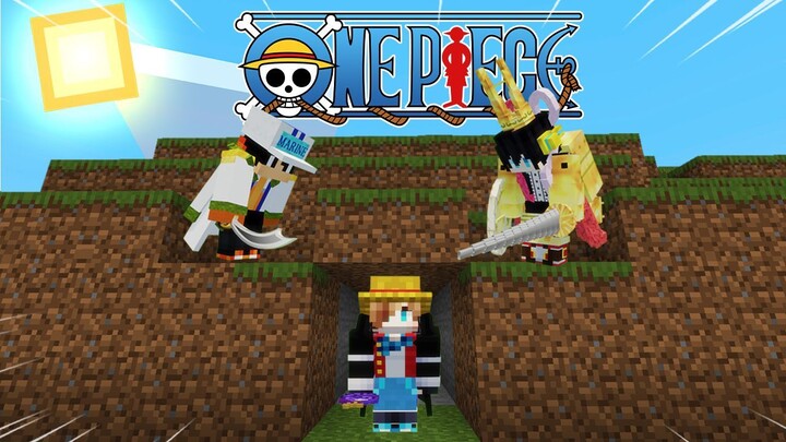 ถ้า!? เราต้องวิ่งหนีจากโจรสลัด 2 คน ในโลกวันพีซ!!! | Minecraft OnePiece Manhunt