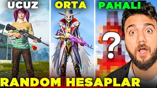 YUH! BU HESAP SADECE 200TL! PUBG Mobile GGŞA RANDOM İZLEYİCİ HESAPLARI