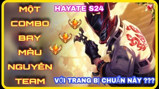 HAYATE MÙA 24 | CÁCH LÊN ĐỒ VÀ BẢNG NGỌC HAYATE MÙA 24 MỚI MẠNH NHẤT LIÊN QUÂN || HD GAME 76