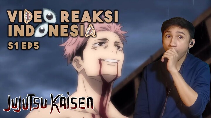 ITADORI BENERAN MATI?!?! - JuJutsu Kaisen Reaction Indonesia | Season 1 Episode 5