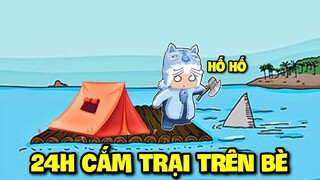 MINI GAME: THỬ THÁCH 24H CẮM TRẠI TRÊN BÈ GIỮA BIỂN SÂU TRONG MINI WORLD