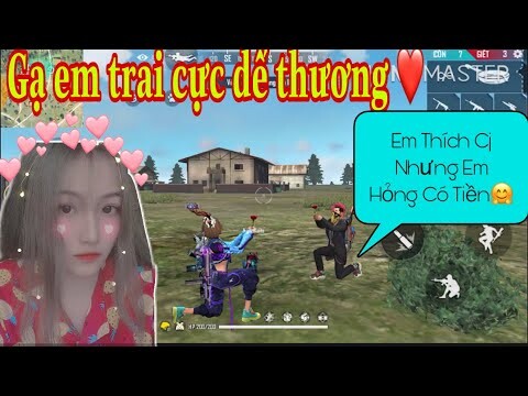 Garena Free Fire Gạ Em Trai Cực Dể Thương , Em Yêu Chị Nhưng Em Hỏng Có Tiền/ Ngân Kaito