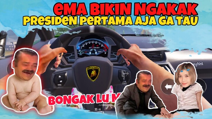 WAKAKAK NGAKAK!!! PERTANYAAN MUDAH TAPI EMA GA BISA JAWAB - PUBG MOBILE