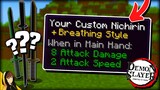 Create your OWN Breathing Style in Minecraft Demon Slayer!?!