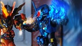 【Animasi Stop Motion】Kamen Rider Build/Cross-z Magma VS Kamen Rider Grease Blizzard