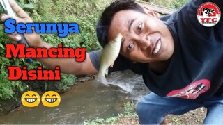 Mancing di Sungai Kecil Seru Di Sore Hari   Asyik Broo