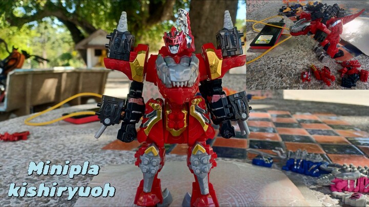 Mô hình Minipla Kishiryuoh Ryusoulger Robot Rồng Bọc Thép