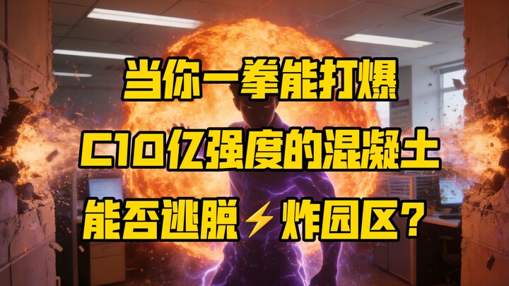 When you gain the power to shatter C1 billion-strength concrete with a single punch and get trapped 