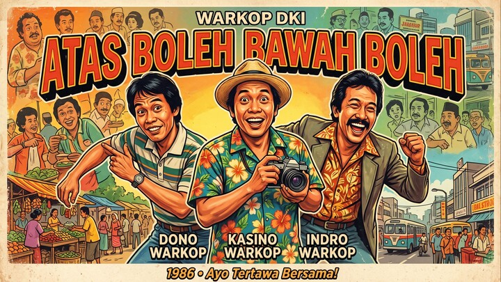 Warkop DKI - Atas Boleh Bawah Boleh (1986)