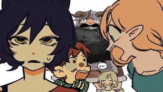 dungeon meshi argues over tea [animatic]