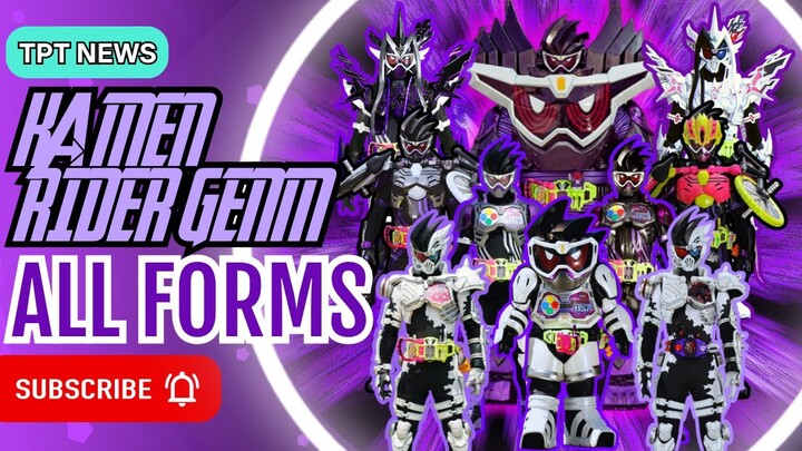 TẤT CẢ HÌNH DẠNG CỦA KAMEN RIDER GENM | All Forms Của Gamer Thần Thánh Dan Kuroto | TPT NEWS