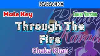 Through The Fire by Chaka Khan (Karaoke : Male Key : Lower Version)