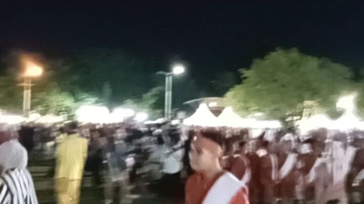 acara karnaval di Pare-Pare di lapangan Andi Makkasau