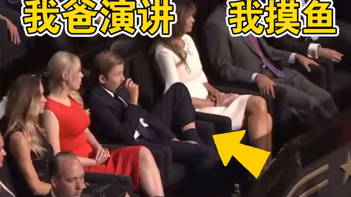 Saat Sang Raja Paham berpidato dengan penuh semangat, betapa bosannya putranya hingga akhirnya menda