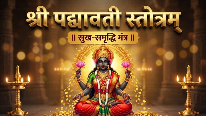 Shree Padmavati Stotram | श्री पद्मावती स्तोत्रम् | Alamelu Manga Stotram