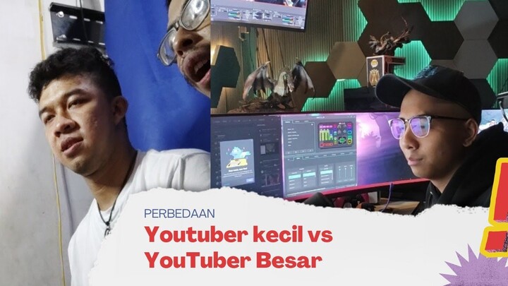 KESEHARIAN YOUTUBER KECIL VS YOUTUBER BESAR (@LuthfiHalimawan ) PT. 1