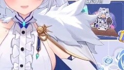 【Elsa】Big~~~white cat shows off her skills