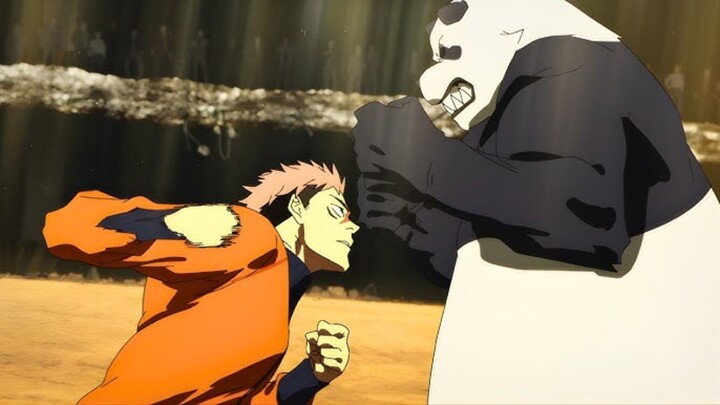 YUJI ITADORI VS PANDA FULL FIGHT JJK S3