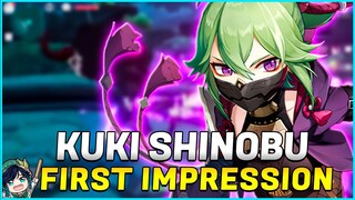 kuki shinobu Has some HUGE PROBLEM ...First impression (but not as bad as you THINK!)