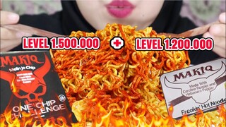 ASMR ONE CHIP CHALLENGE LVL 2.700.000 CAROLINA REAPER | ULUL ASMR MUKBANG INDONESIA